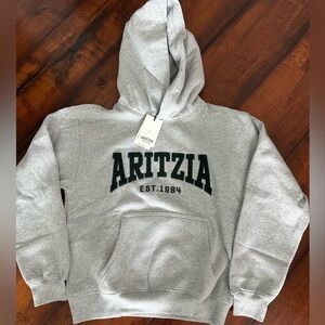NWT Aritzia Heather Gray Pullover Hoodie